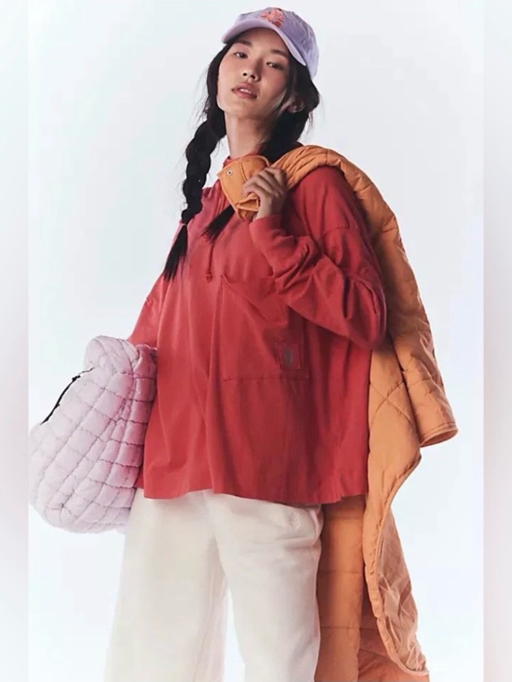 NWOT FP Movement by Free People HOT SHOT HOODED LAYER - Small Oversized